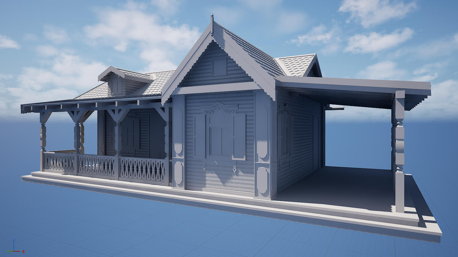 Textúra nélküli render